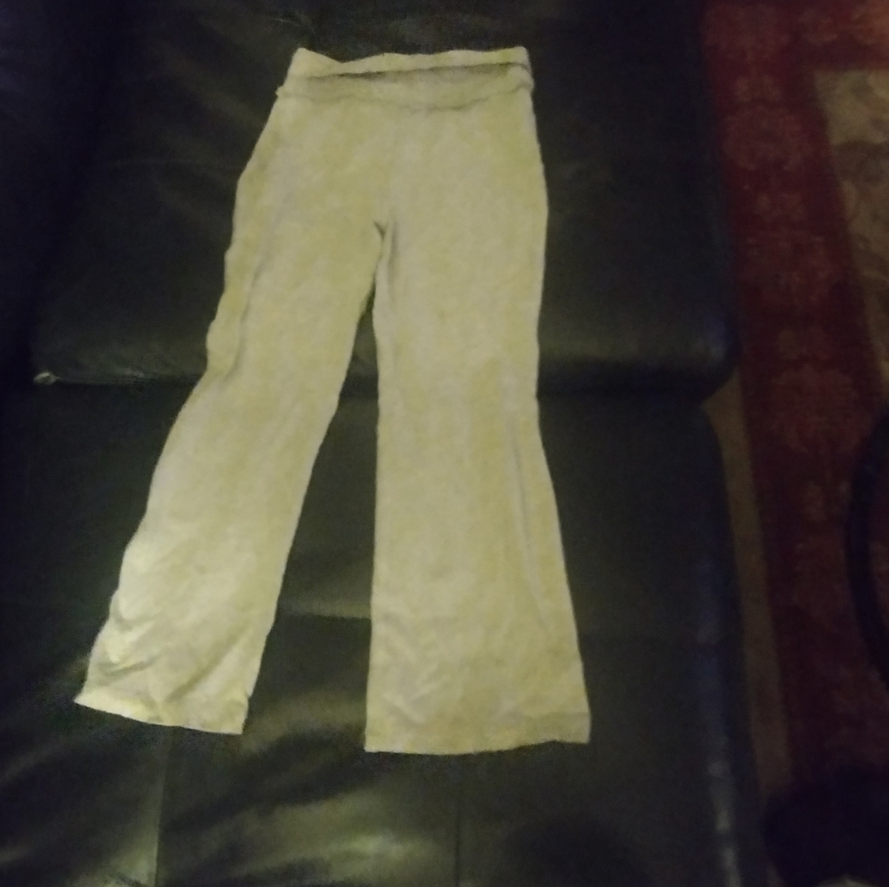 Light Gray Wide-Leg Pants